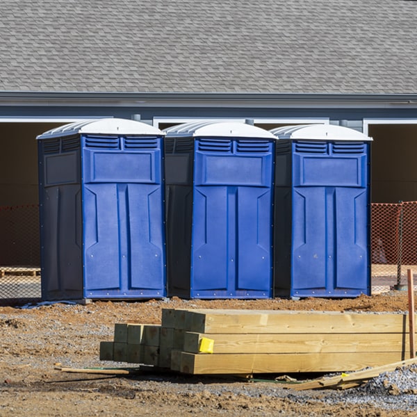 are there any restrictions on what items can be disposed of in the portable toilets in Humboldt River Ranch